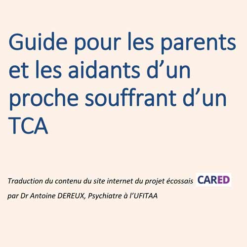 Parents #TCA en français: trouvez un guide traduit par Dr Dereux: excellentes ressources produites par CARED-Scotland @CaredScotland anorexiafamily.com/product/traduc…