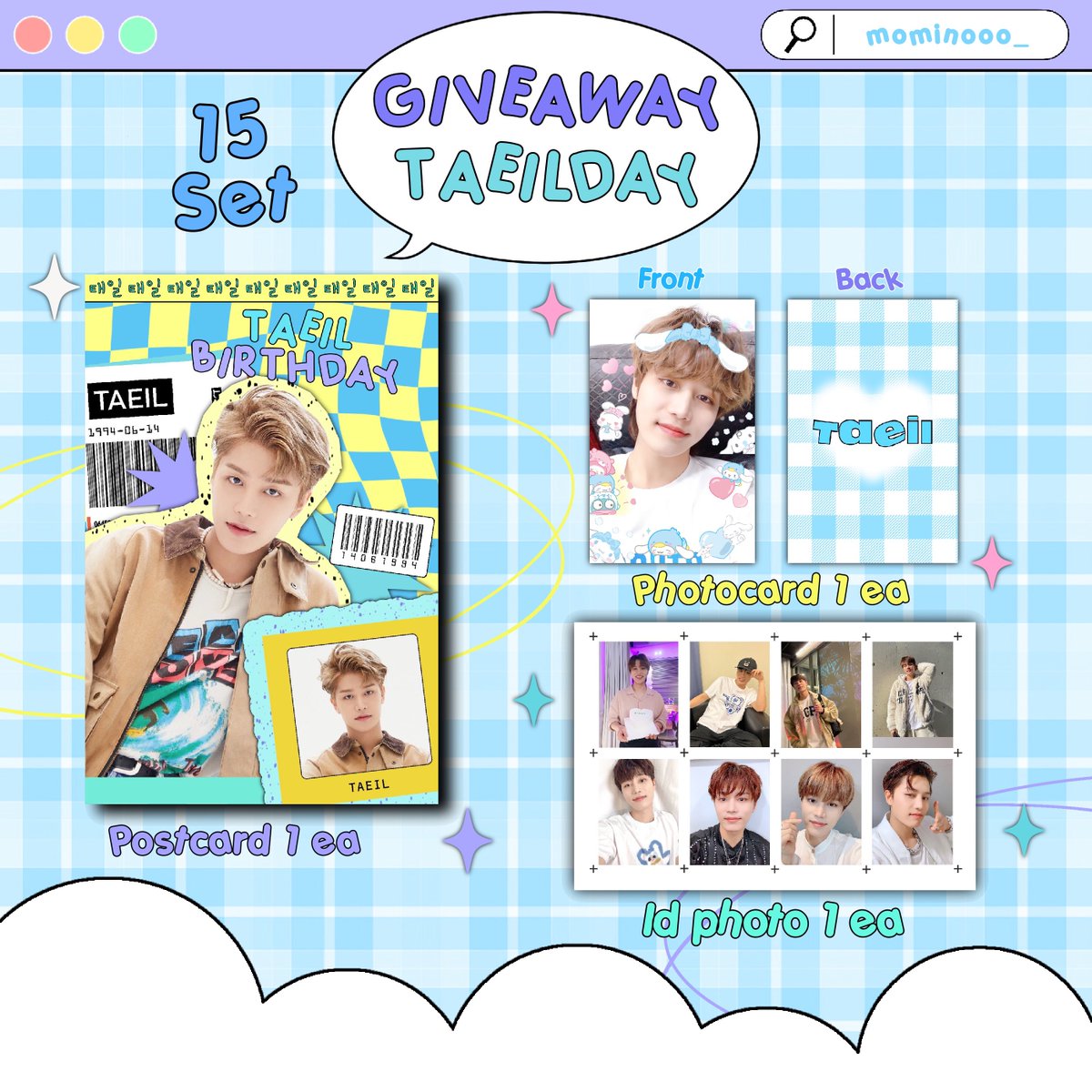 ꔛ 𓈒 * pls rt/fav 🤍 ⋆｡˚

♡ giveaway Haechan &amp; Taeil ♡
— only 15 sets per member ♥︎ 🎂
♥︎ form : 7 june 2022 / time : 20.22 ✿
🚚 shipping  : 30 thb 

📢 ฟอร์มแท็กเรียก : mention 
#HAPPYHAECHANDAY 
#HAPPYTAEILDAY
