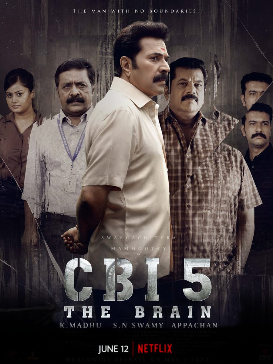 er_kailas's tweet photo. #CBITheBrain will be streaming on June 12th on @NetflixIndia!
@mammukka #Mammootty𓃵 https://t.co/7Aez3uGEzD