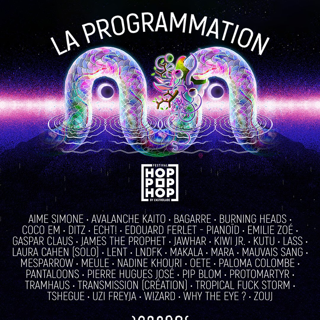 AstroOrleans's tweet photo. BOUUM • Chavirante, enivrante, ensorceleuse, délicieuse, notre #programmation est arrivée !! 🐍🐍
Nous sommes très heureux de vous la partager ! 

#HPH22 #Hoppophop2022 #hoppophop #Orléans https://t.co/Hl86r0UxOY