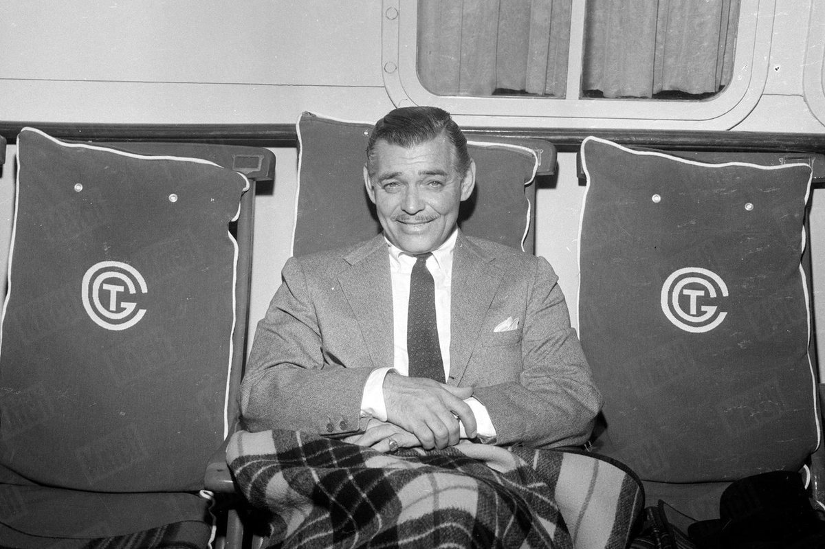 ParisMatch's tweet photo. Clark Gable, son premier rendez-vous avec Match https://t.co/GIpK85FGZT https://t.co/8LgLVA0A4C