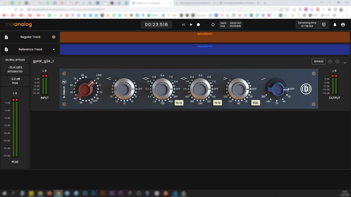 mixanalogcloud's tweet image. This is some work in progress for the live view in the front-end coding department! :D There will be more adjustments and refinements to come. Please let us know if you&apos;re excited and like our direction! #mixanalog #mixing #mastering