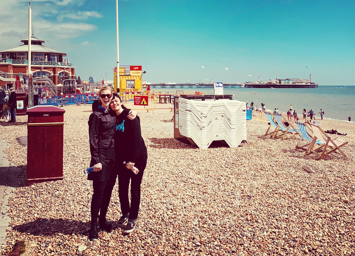 Janet Varney 🏳️🌈 (@janetvarney) on Twitter photo Reunited with my beloved <a href="/Apey/">April Richardson</a> in Brighton UK!! I’ve missed the f**k out of her! Reunited with my beloved <a href="/Apey/">April Richardson</a> in Brighton UK!! I’ve missed the f**k out of her!