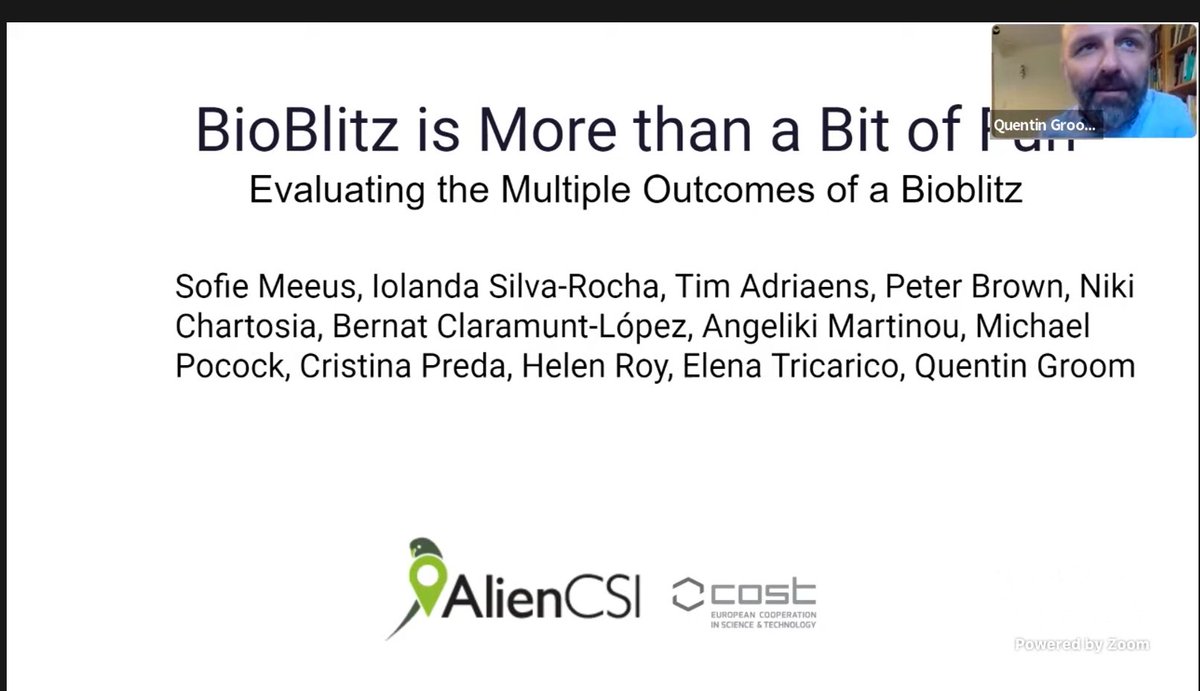 We're back with @cabbageleek, talking about #Bioblitz!

Join us: youtu.be/mhnfHI5j3Qs