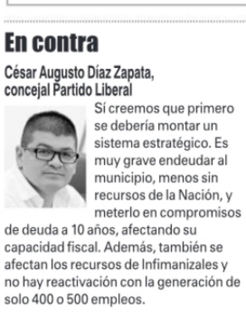 Cesar_diza's tweet photo. @PabloFArango @FenalcoCaldas @ANDI_Colombia @CamacolCaldas @CCManizales @Alcalde_Verde 1/2 Muchos de ellos legitimaron construcción #3aLinea🚠 por encima de SITP, con Disculpa de #PlanReactivación. De parte mía fueron y son muchas las reflexiones alrededor de esta y varias problemáticas de la Ciudad. Pero como somos liberales no no creen; @lapatriacom Abril/2021 https://t.co/C0WJjeFZmX