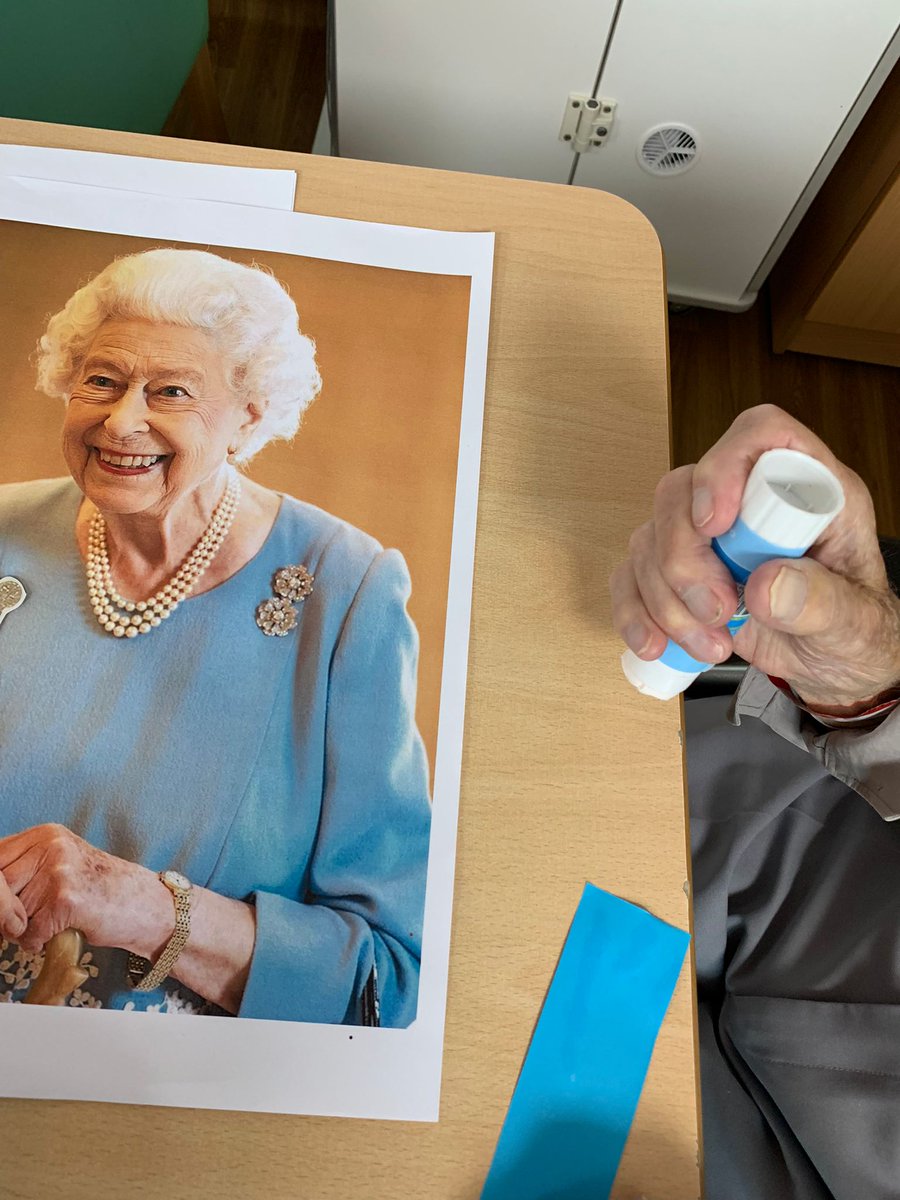 Katie Oliver (@katie_oliverl) on Twitter photo Our patients have been getting into the #Jubilee Spirit this week with the <a href="/RBHCareCrew/">RBHCareCrew</a>.
What a great week of #activity, #reminiscence and conversations.
<a href="/RbftM/">RBFT Specialist Medicine</a> <a href="/ShirleyMcGrat13/">Shirley McGrath</a> <a href="/RBNHSFT/">Royal Berkshire NHS Foundation Trust</a> @CherryMonette Our patients have been getting into the #Jubilee Spirit this week with the <a href="/RBHCareCrew/">RBHCareCrew</a>.
What a great week of #activity, #reminiscence and conversations.
<a href="/RbftM/">RBFT Specialist Medicine</a> <a href="/ShirleyMcGrat13/">Shirley McGrath</a> <a href="/RBNHSFT/">Royal Berkshire NHS Foundation Trust</a> @CherryMonette