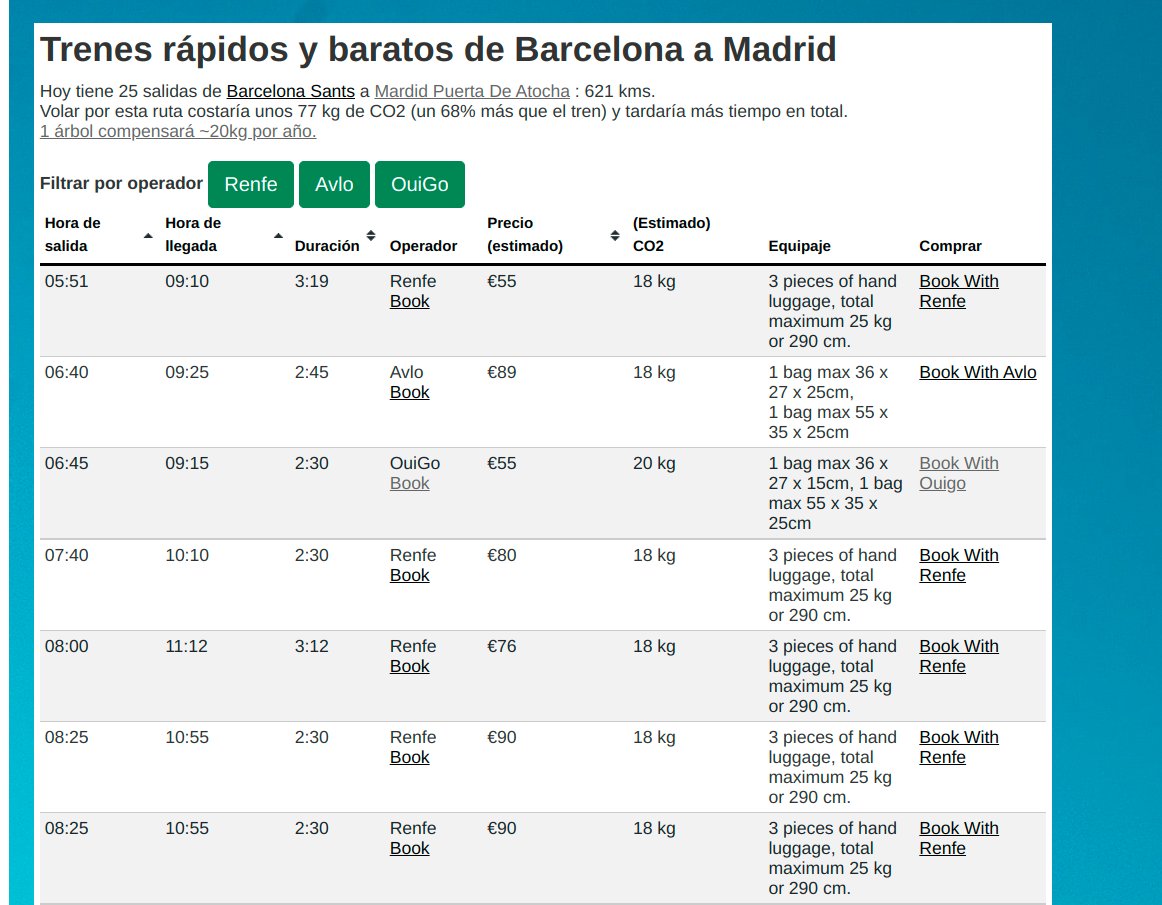 196Destinations's tweet photo. Visite https://t.co/d0xLXt4ZSU para viajar en tren entre Barcelona y Madrid

Disfruta de las vistas desde los trenes rápidos 

¿Quién tiene que volar?

#barcelona #madrid #tren https://t.co/BZbnsPLFxQ