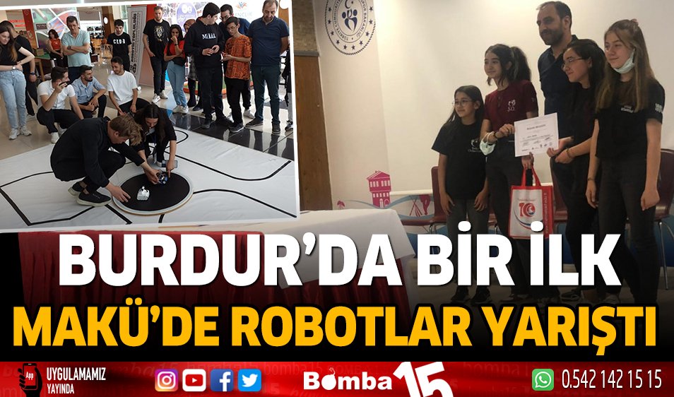 Burdur'un İlk Robot Yarışması MAKÜ'de Yoğun İlgi ile Gerçekleştirildi
bomba15.com/burdurda-bir-i…