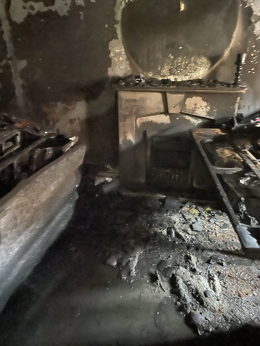 davegrahamS025's tweet photo. Attended a domestic fire this morning with @Hardley58 & @StMarys54. Excellent info en route from @hiwfrs_control. Please dispose of fire pit ashes correctly DO NOT bring them inside even if you think they are out! #greatstop https://t.co/5Je6k8s17p