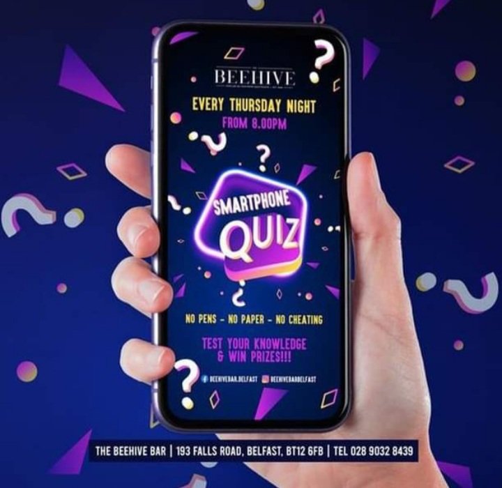 Speedquizzingni's tweet image. 📲 Speedquizzing tonight with @jontylad
📍 Beehive Bar Belfast  
🕗 Quiz starts 8pm 
🏆 Prizes for the top teams

#SpeedQuizzing  #pubquiz  #quiz #quizbelfast #pubquizbelfast #belfast #ni #beehive #ThursdayQuiz #beehivebelfast