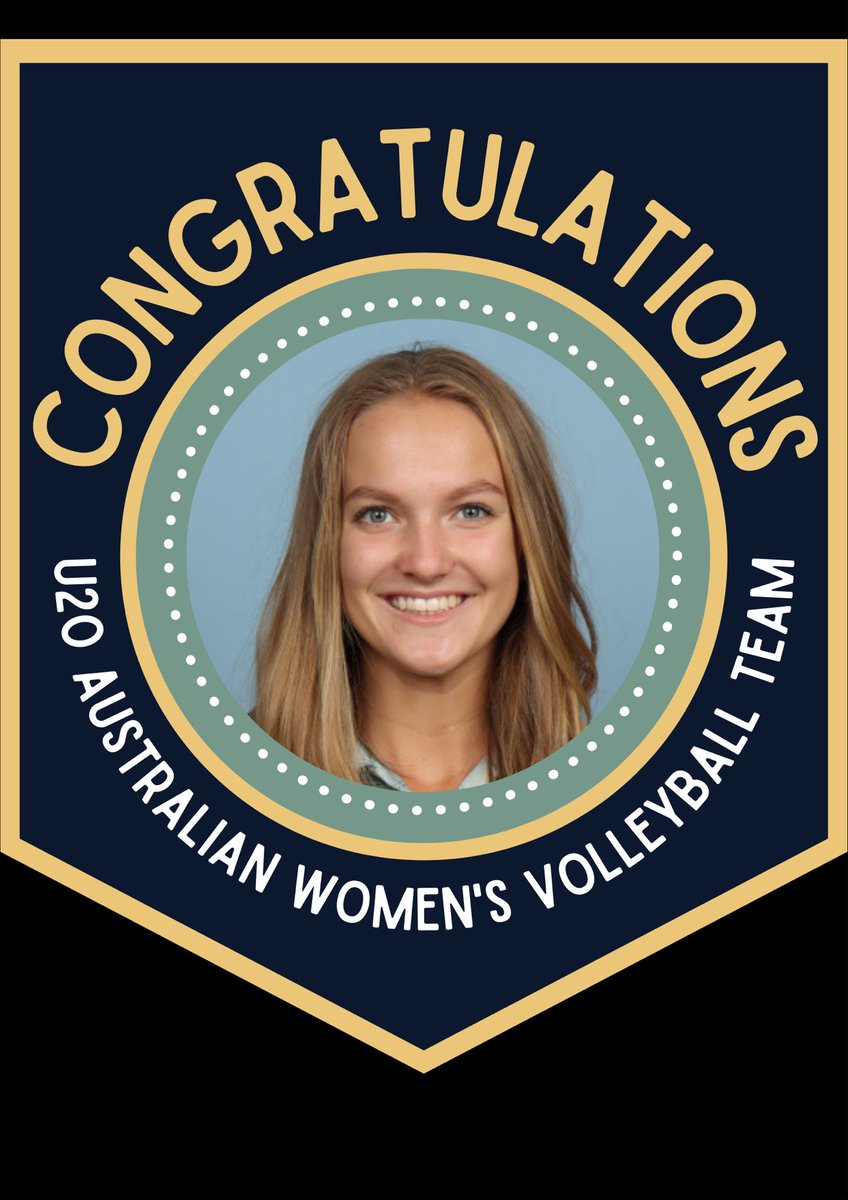 BrightonSSchool's tweet photo. Fantastic achievement by year 12 Sophia S who has been selected in the U20 Australian Women’s Team (were to play in Kazakhstan but can't due to the war in Ukraine) so instead will travel to New Zealand for the Trans Tasman Tour from the 10-19 July. #BSSLearners #BSSVolleyball https://t.co/d0UjCbpj3f