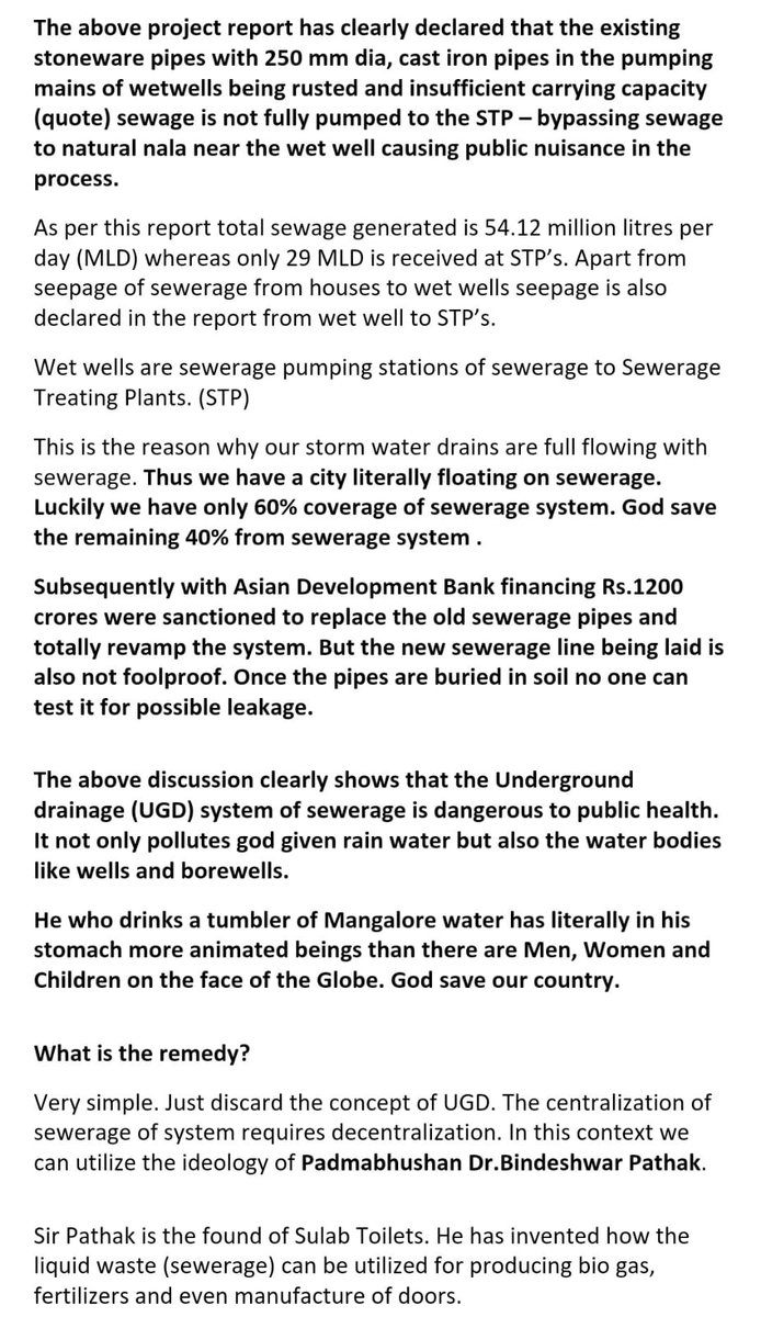 Sbabcf1's tweet photo. @narendramodi_in We the 34 residents of Majila Mangalore are fighting a case against Mangalore City corporation for polluting our wells with sewage water. The case is pending at NCDRC New Delhi RP/3763/2014. The problem is connected to defective UGD. Details enclosed. https://t.co/ny4GUc4cU3
