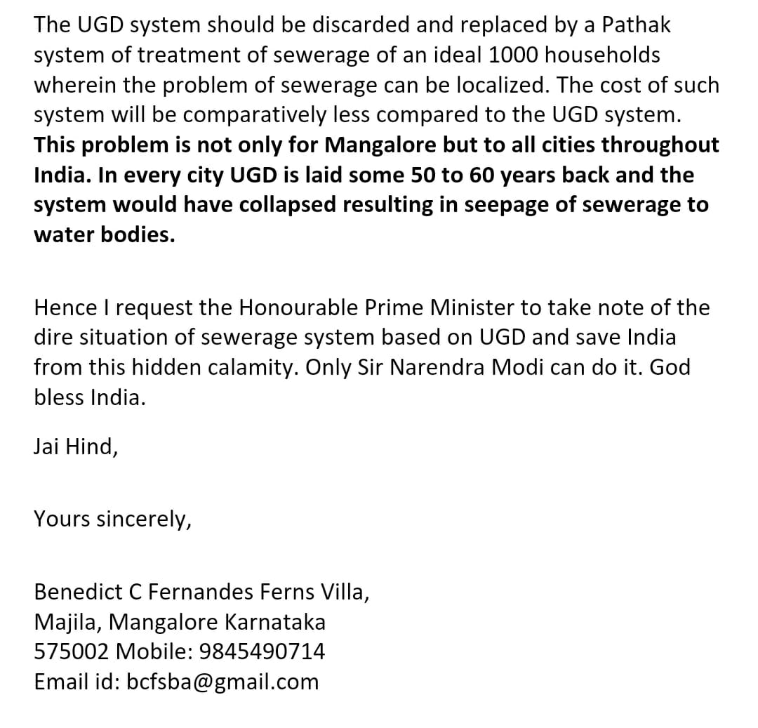 Sbabcf1's tweet photo. @narendramodi_in We the 34 residents of Majila Mangalore are fighting a case against Mangalore City corporation for polluting our wells with sewage water. The case is pending at NCDRC New Delhi RP/3763/2014. The problem is connected to defective UGD. Details enclosed. https://t.co/ny4GUc4cU3