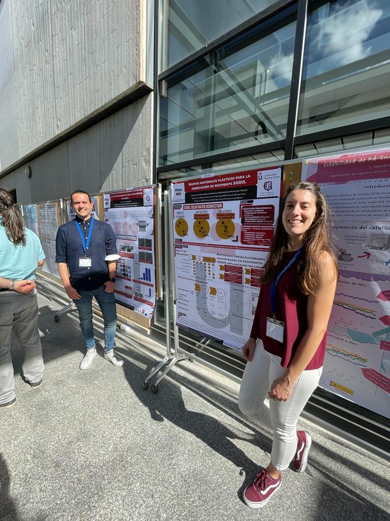 photonersURJC's tweet photo. ¡Esta semana estamos en Sevilla en el XIV Congreso de la Mesa Española de Tratamiento de Aguas! 
Aquí alguna de nuestras contribuciones en poster expuestas por @carafdez @csv_sotelo y @ella_titula https://t.co/kvQiRqK51q