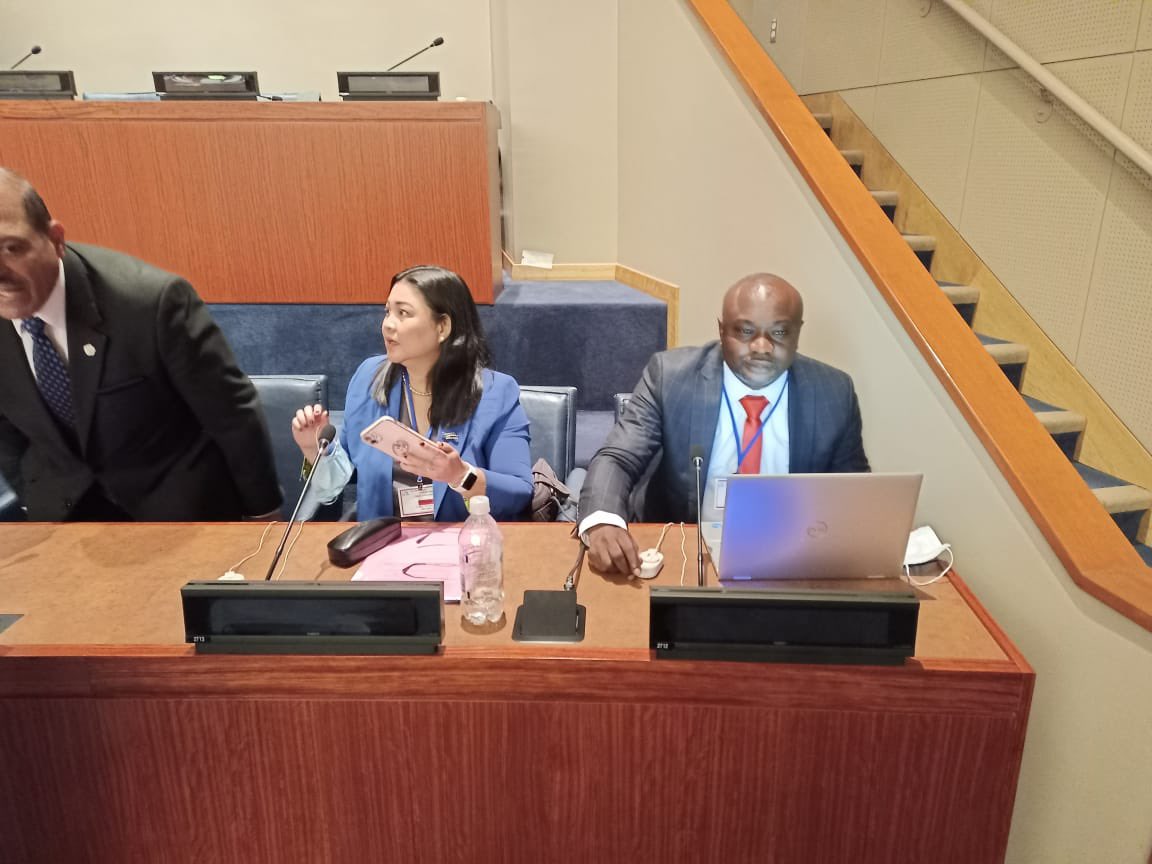 GETConsortium's tweet photo. GET represented by our COO- @DrAyodotun was invited to participate at the open consultations by the #1540committee in New York at the UN Headquarters

This is a huge feat for us being the only non-governmental organization invited from Africa

#leadingbiosecuritythinktank https://t.co/HnAak7vOTF