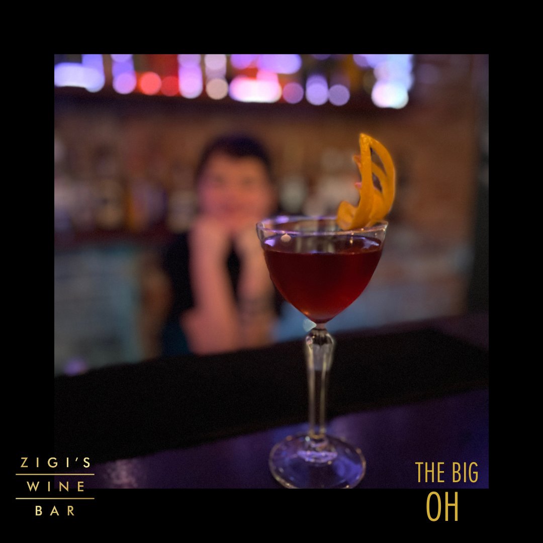 WineCheeseBar's tweet photo. The Big OH cocktail - YOU MUST TRY!!

A cozy twist by Maia on the classic NY Manhattan cocktail:
Rye Whiskey,
Amaro Montenegro,
sweet vermouth and....
toasted dehydrated Orange 

Escape the cold weather at @zigiswinebar

🏠 8 Shepherd St, Chippendale https://t.co/2soH7a1fsa