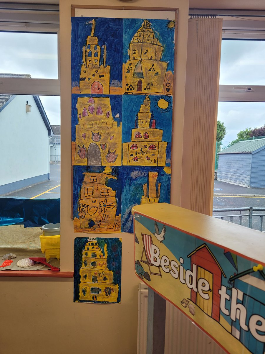 Look at our completed sandcastles <a href="/kinvarans/">Kinvara NS</a> ☀️🏖 we loved adding on real sand and glitter to make them extra sparkly!