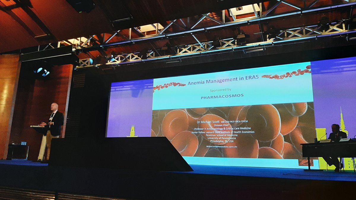 PuigGuille's tweet photo. Brilliant presentation in #ERASCongress about #Anemia and Iron treatment. More #PBM should be done to improve outcomes of ERAS @ErasSociety @hbellvitge @sedar_es https://t.co/dwhWyCksc2