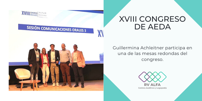 RVALFACentros's tweet photo. Guillermina Achleitner, audióloga de nuestros centros, participa en una mesa redonda del XVIII Congreso de @AEDA_audiologia
#AEDA #CongresoAEDA #eventosauditivos #rvalfa #centrosauditivosrvalfa https://t.co/AIHImwYGbi