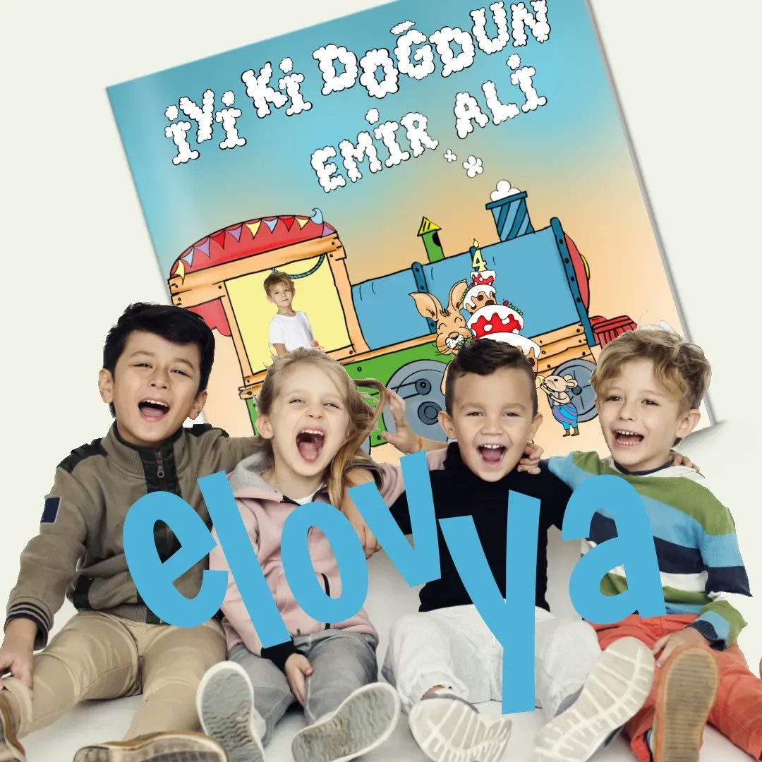 Doğum günlerinin en güzel hediyesi arkadaşlık.😊
Arkadaşların en güzel hediyesi kahramanlık.😊 
Kişiye özel kitaplarımızla çocuklar her zaman kahraman.
elovya.com