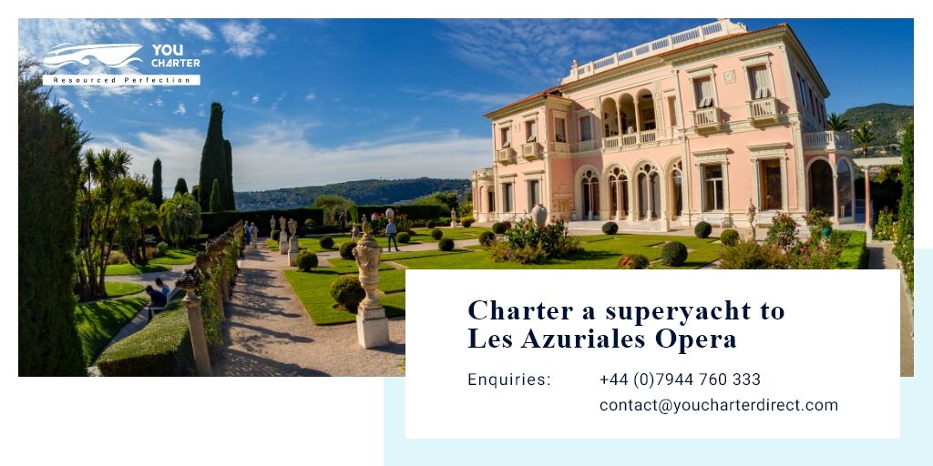 youcharterlive's tweet photo. Held at the stunning Villa Ephrussi de Rothschild on Cap Ferrat, Les Azuriales Opera is one of the high season's most exclusive cultural events, attended by the good and the great

Charter a superyacht to this amazing event

https://t.co/FowTsp5LDT

#LesAzurialesOpera #Superyacht https://t.co/C4Cf9wyDez