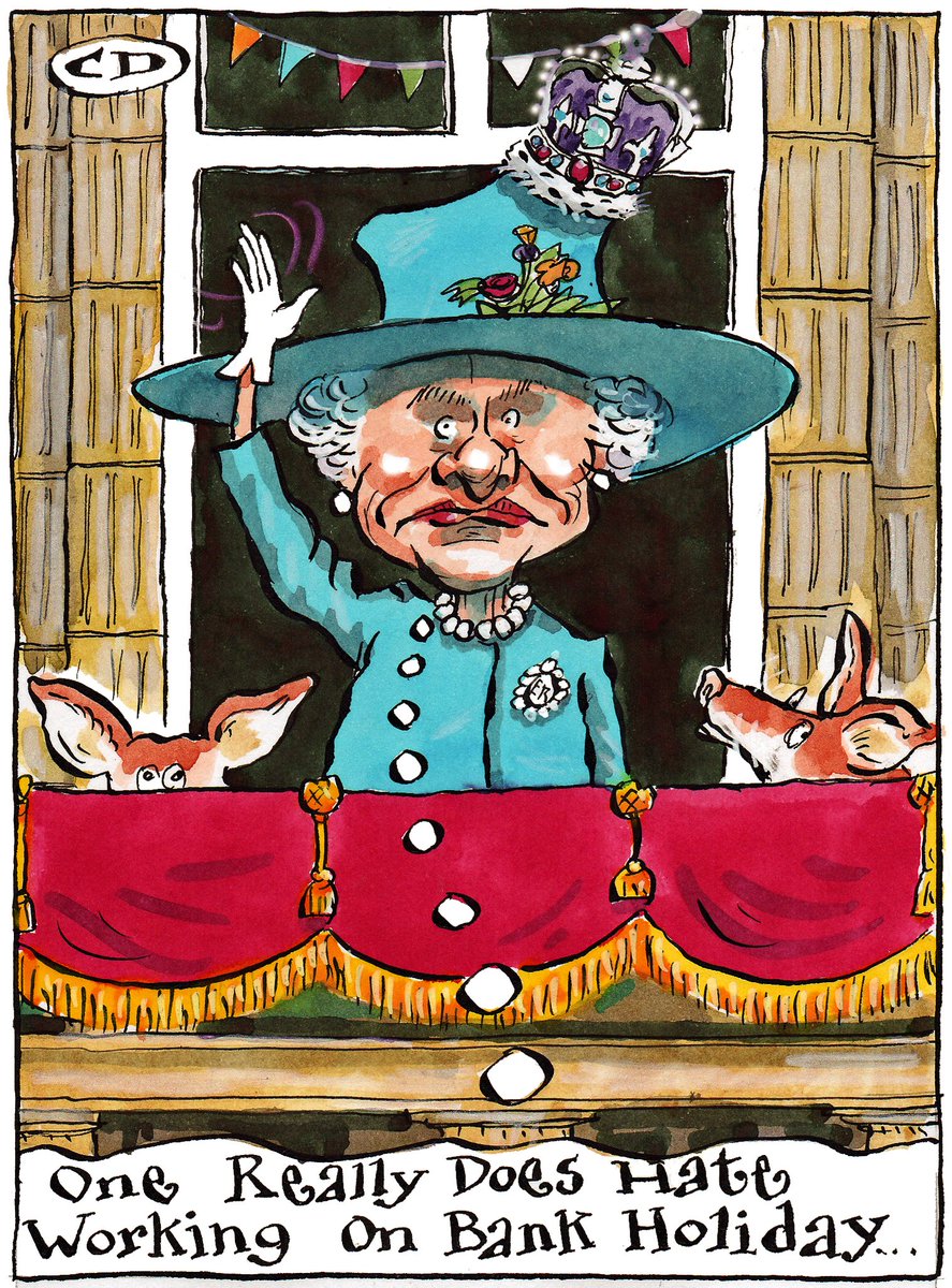 ceedeeart's tweet photo. #QueenElizabeth 
#Jubilee 
#bankholiday 
#workingfromhome https://t.co/0AVM1QaNsG