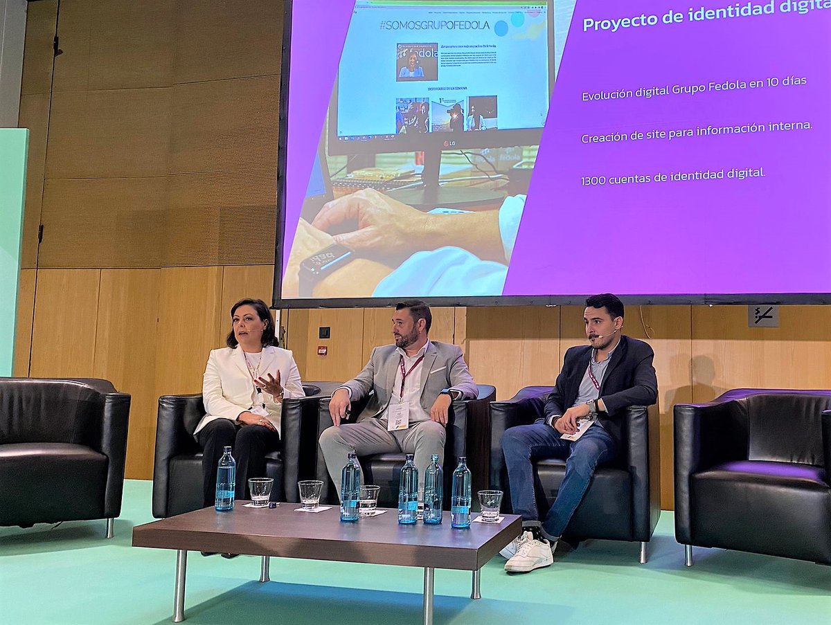 "Si los líderes de cada organización no están al pie del cañón en los procesos, no hay posibilidad de realizar una transformación digital efectiva"

Victoria López, presidenta #GrupoFedola en #THForum22 presentando el caso de éxito en #EvoluciónDigital de nuestra corporación.