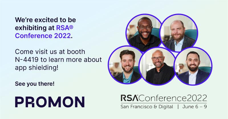 Are you attending #RSAC in San Francisco next week? We sure are! Come say hi if you want to talk about app shielding - you can find us at booth N-4419 😁

Want to schedule a meeting or a demo in advance? Let us know: promon.co/rsa-conference…
#appsec #mobilesecurity #appdeveloper