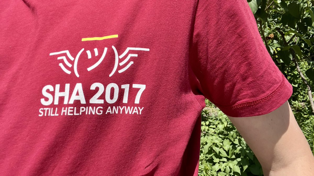 bahnfahn's tweet photo. trotz allem auf #arbyte gilt & lebt heute das #sha2017 Engel Motto https://t.co/kAQjOVeJMQ