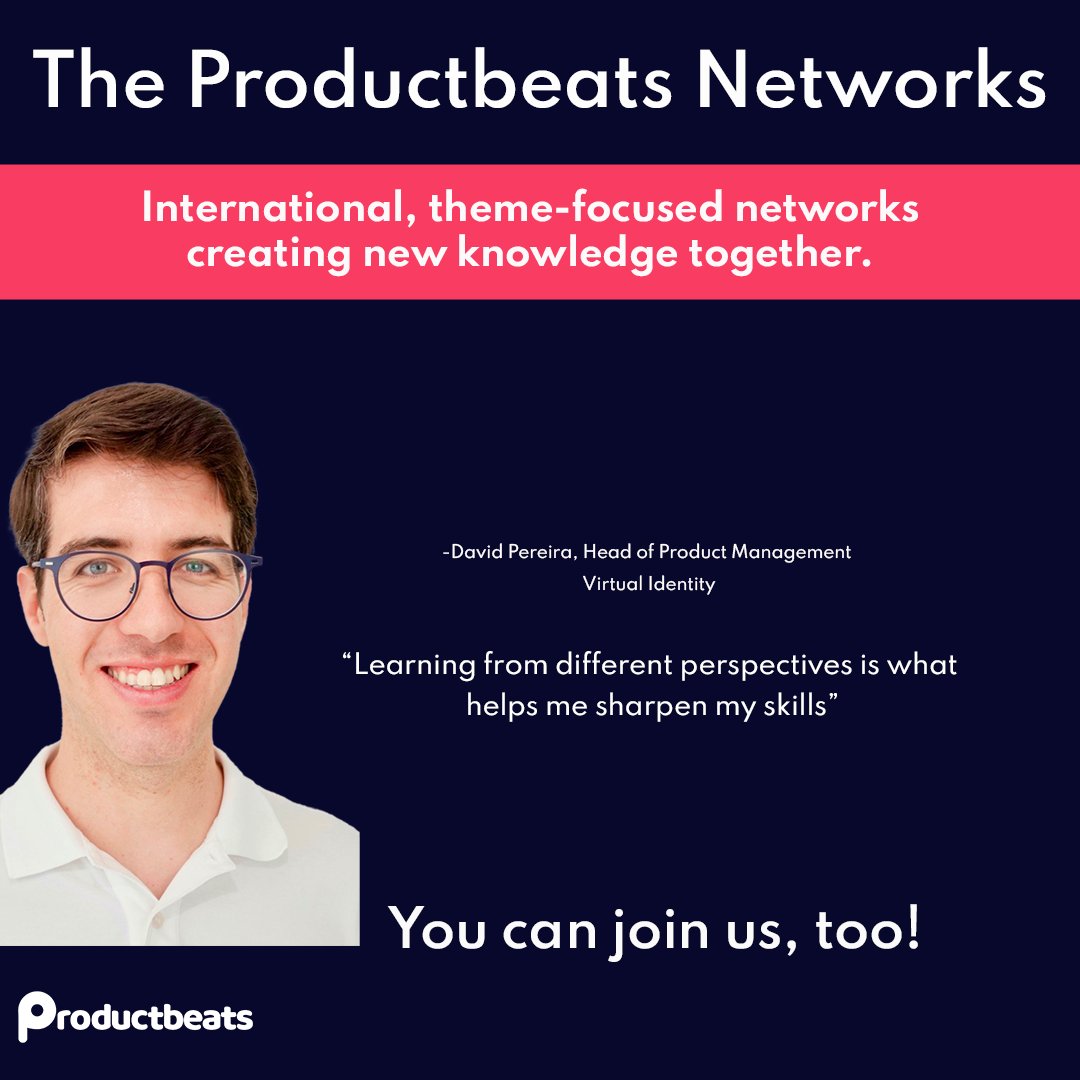 ProductBeats's tweet photo. Good news! We are launching our first Productbeats Networks. 

Guess who is joining us? Product Thought Leader, David Pereira!

You can join us too, learn more and sign up here: https://t.co/g8bj9AuN5I What an excellent way to create new connections and knowledge.

#network https://t.co/4BEkkCl9ee