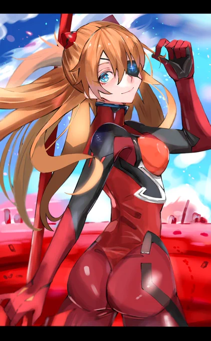 式波・アスカ・ラングレー#エヴァンゲリオン #イラスト 