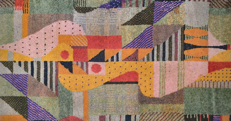 TrofimovaKato's tweet photo. Gunta Stölzl (1897–1983) was one of the most prominent Bauhaus women. She reinvented weaving, and turned it into the financial cornerstone of the Bauhaus. Her iconic designs changed the perception of weaving and helped it to be seen as the art. https://t.co/OTqkbrakQ7