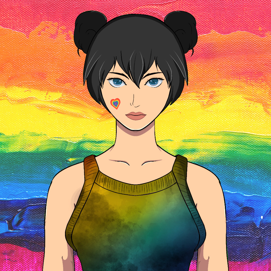 MetaBabe_by_LR's tweet photo. Best thing about Fashion: ‘Tis subjective and vibrant. 
It has freedom to find oneself @londonrag_uk 
...
#PrideMonth 
#fashionNFT #FashionInspired #MetaBabe by #LondonRag #nftcollectibles #sol #defi
#NFTPride #NFTCommunity #NFTdrop #nftfree #NFTshill https://t.co/mXkEMHrUez