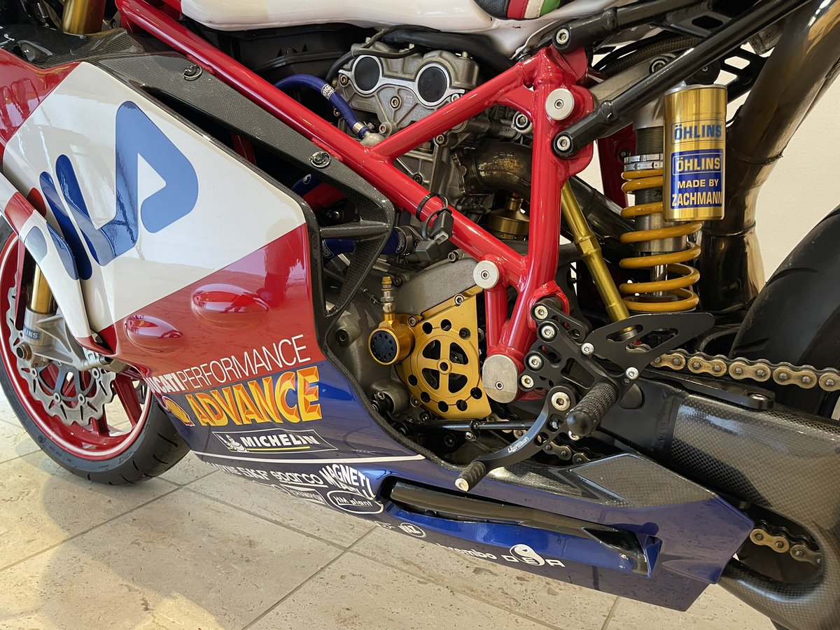 MotorbikeFactor's tweet photo. Another great Ducati has just arrived into stock , number 179/200 DUCATI 999R FILA  Stunning Bike #motorbikefactory #ducati we buy Ducatis for cash call now for more details 07836388488 https://t.co/80NFiUh08Y