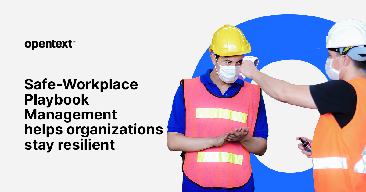 OpenText's tweet photo. As manufacturers build operational resiliency, a digital foundation for safe-workplace playbooks helps connect people and processes.
Read our short blog From safety to resilience to transformation #digitalplaybook #returntoworkplace https://t.co/XUOyBGjuwc https://t.co/wcsP4WcWih