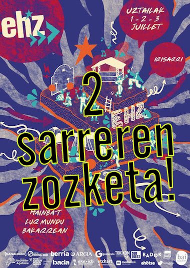 🎸 🎶 EHZ festibalera joan nahi?

Datorren uztailaren 1, 2 eta 3 Irisarrin <a href="/ehzfestibala/">EHZ Festibala</a> musika festibala ospatuko da, eta <a href="/AhotsaInfo/">Ahotsa.info</a>-k 2 sarrera zozketatuko ditu txio hau bertxiokatzen dituzten artean...

Suerte on! 🤗
