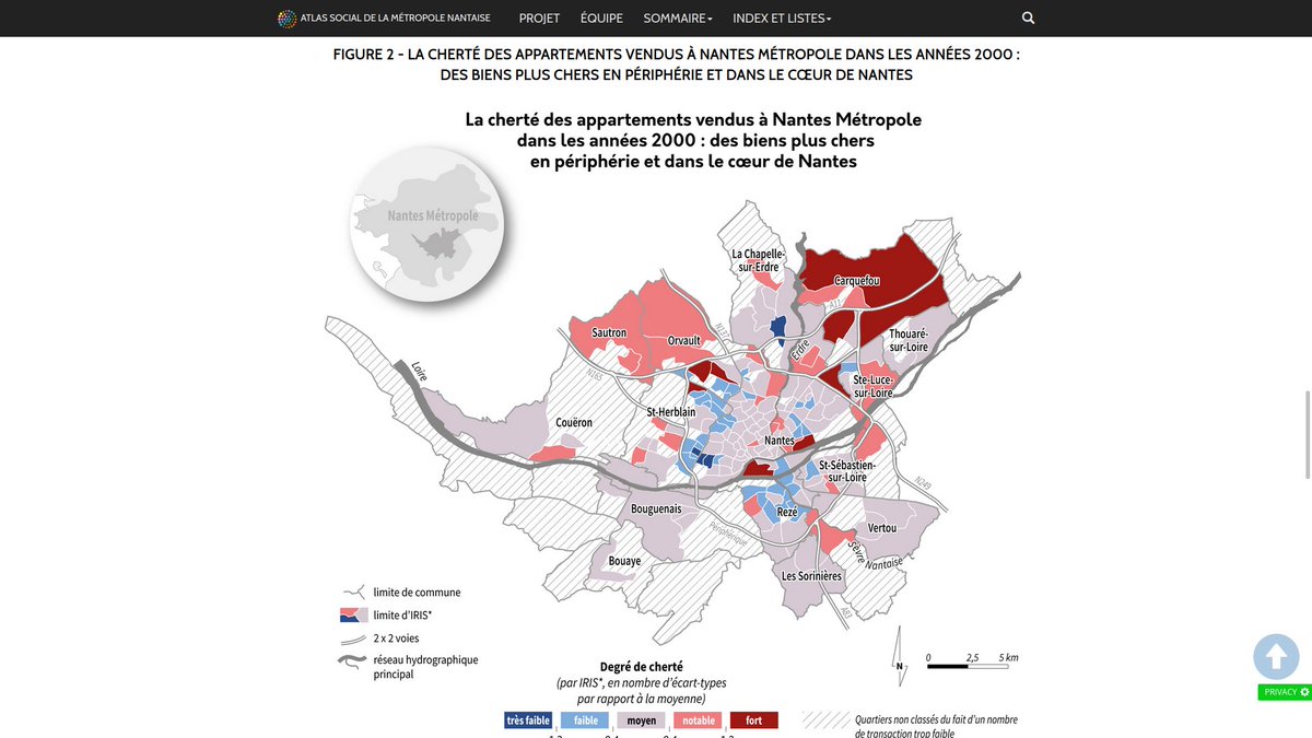sdjaloret's tweet image. La fabrique des prix immobiliers asmn.univ-nantes.fr/index.php?id=7…  E. Walker, @MrshCaen, @umr_ESO, @Universite_Caen poursuit son analyse des données #PERVAL sur la métropole de #Nantes: petites surfaces centrales récentes avec parking ou plus grandes en périphérie tiennent le haut du pavé