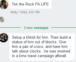 A Homebrew favorite is coming to #algorpgnpc I'd like to introduce Tok the Rock! My friends managed to buy Tok the Rock from a dwarf in a tavern for 1,000 gold! 

A friend favorite for sure! #algofam #algonft #algonfts