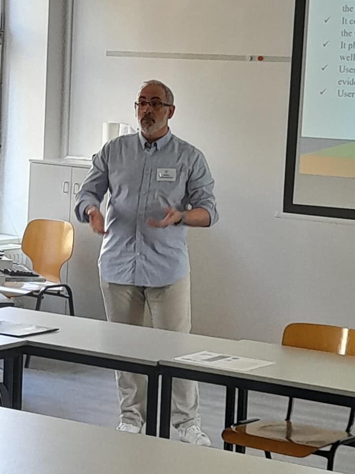 immersiveLRN's tweet photo. A very engaging talk by Markos Mentzelopoulos from University of Westminster on "CRIMOPS – Gamified Virtual Simulations for Authentic Assessment in Criminology". #ilrn2022 #criminology #vr #immersivelearning #immersivetech https://t.co/49DpxSfVeC