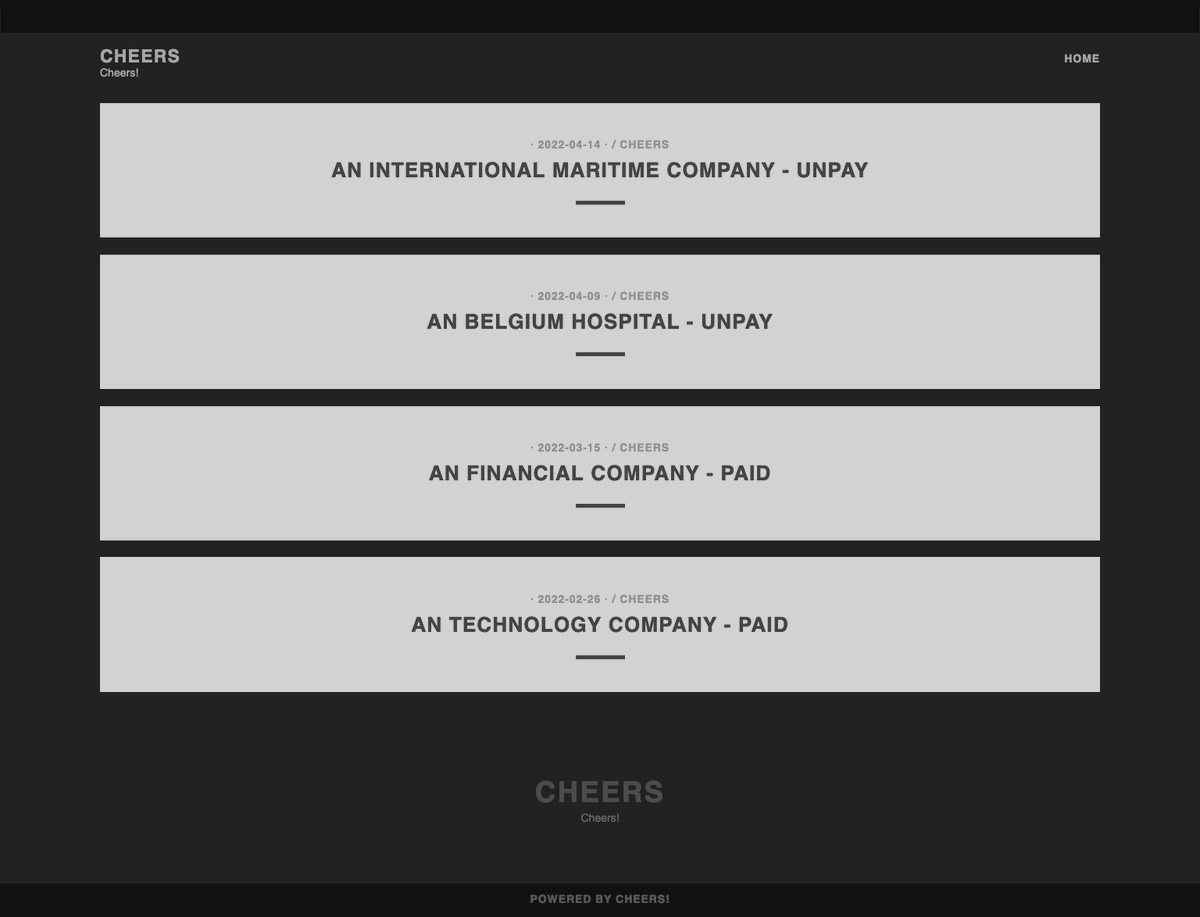 b3ard3dav3ng3r's tweet photo. #Cheerscrypt #ransomware has claimed 4 victims. According to them 2 paid 
Has been active since Feb 2022
@malwrhunterteam @vxunderground @TheDFIRReport @CuratedIntel https://t.co/dYlMAkkC9m