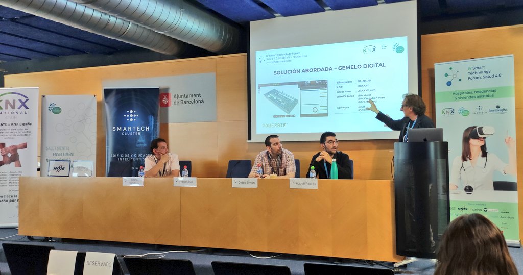 WeMindCluster's tweet photo. Hoy en #STF22 presentamos 2 #proyectos financiados con la línea #AyudasAEI @mincoturgob

🏥 Hospitales 4.0: @CSTerrassa, @la_UPC, @BIM6D, @Cadtech, CSMC y @SmartechCluster

🧠 Brain's Metaverse: @EsadeCreapolis, @FutureSpaceES, @Aumenta_SoL @SmartechCluster y CSMC https://t.co/gT5dFXoMSh