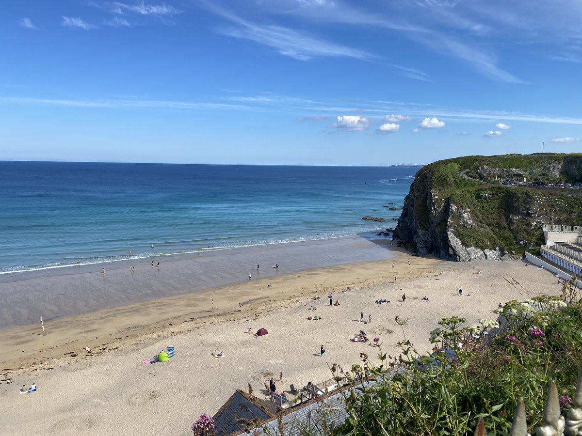 JTM2894's tweet photo. Tolcarne Beach #Cornwall https://t.co/uvH1meWvi6