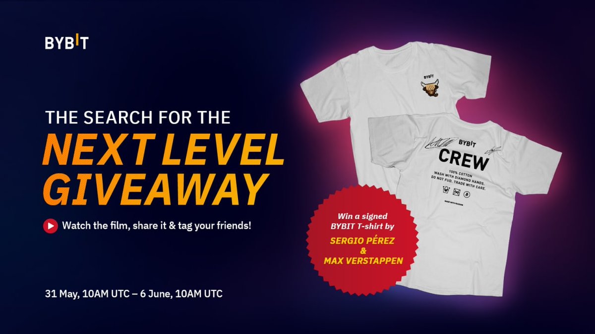 👀 Caught the hidden details in our latest film? 

🎁 Plus, get a chance to win an official Bybit T-shirt signed by Max Verstappen &amp; Sergio Pérez!

#TheSearchForTheNextLevel

Find out how to win here
d.adx.io/go/dyBj6Rfe