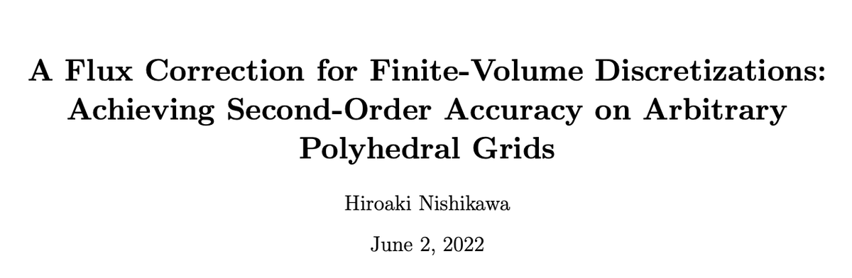 Here's the title of the revised manuscript to be resubmitted. This paper is relatively short, focusing on the basic idea of "flux correction"; one important application to be explored later is the construction of a less-skewed edge-based solver for adaptive tetra grids.