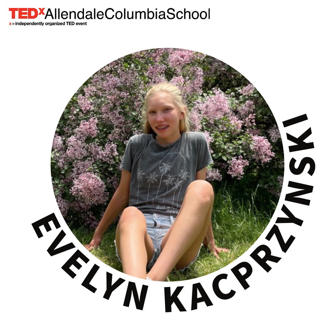 TEDxACSchool's tweet image. Speaker Announcement #7: Evelyn is a sophomore at Allendale Columbia School and is a dedicated athlete. She has a passion for track and spends most of her time running. However, most of her evenings are spent at her dance studio called Articul8.