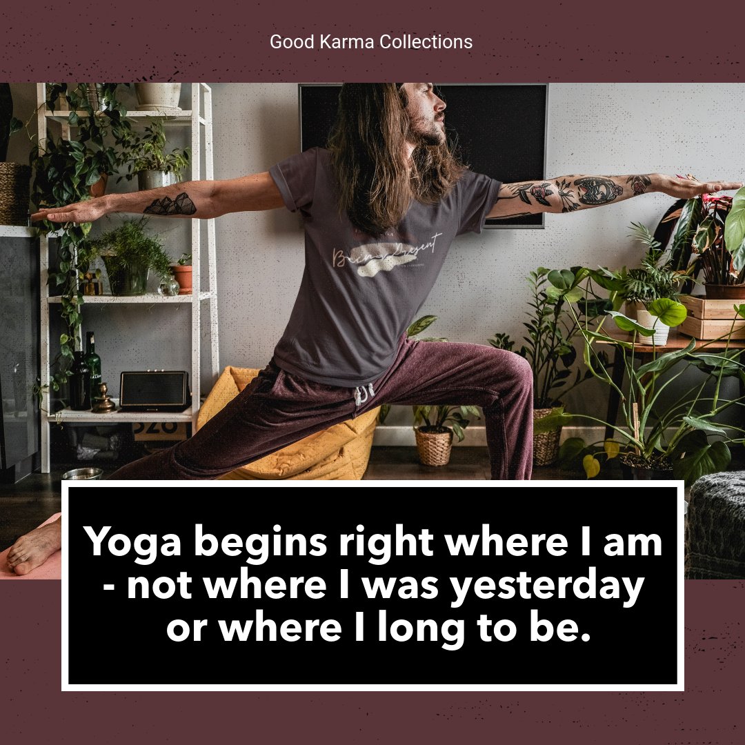 brand_karma's tweet photo. Yoga does not remove us from the reality or responsibilities of everyday life but rather places our feet firmly and resolutely in the practical ground of experience. We return to the life we left behind in the hope of something better.
⁠
TRUE YOGA T-Shirt https://t.co/qaxTfIaBRo https://t.co/ANlu1YD0ht