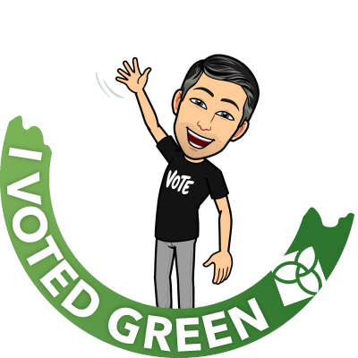 When you vote - don't forget to tell the world! Spread the word that GREEN is the way to go in Parry Sound - Muskoka.

Add this epic ribbon to your profile pic!
ow.ly/JKce50Jnesq

#VoteGreen #OnPoli #OnElxn #Elxn43