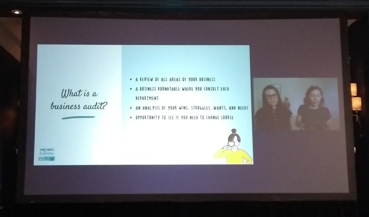 NicholasNicou's tweet photo. Rounding off the final day of #ITIConf22, @vero_demi and @mszampaulo showed the myriad benefits of performing a regular business audit to stay on track. Thanks for all your top tips, @smarthabits4xl8! #translation #t9n #xl8 https://t.co/bBi8E5NkXZ