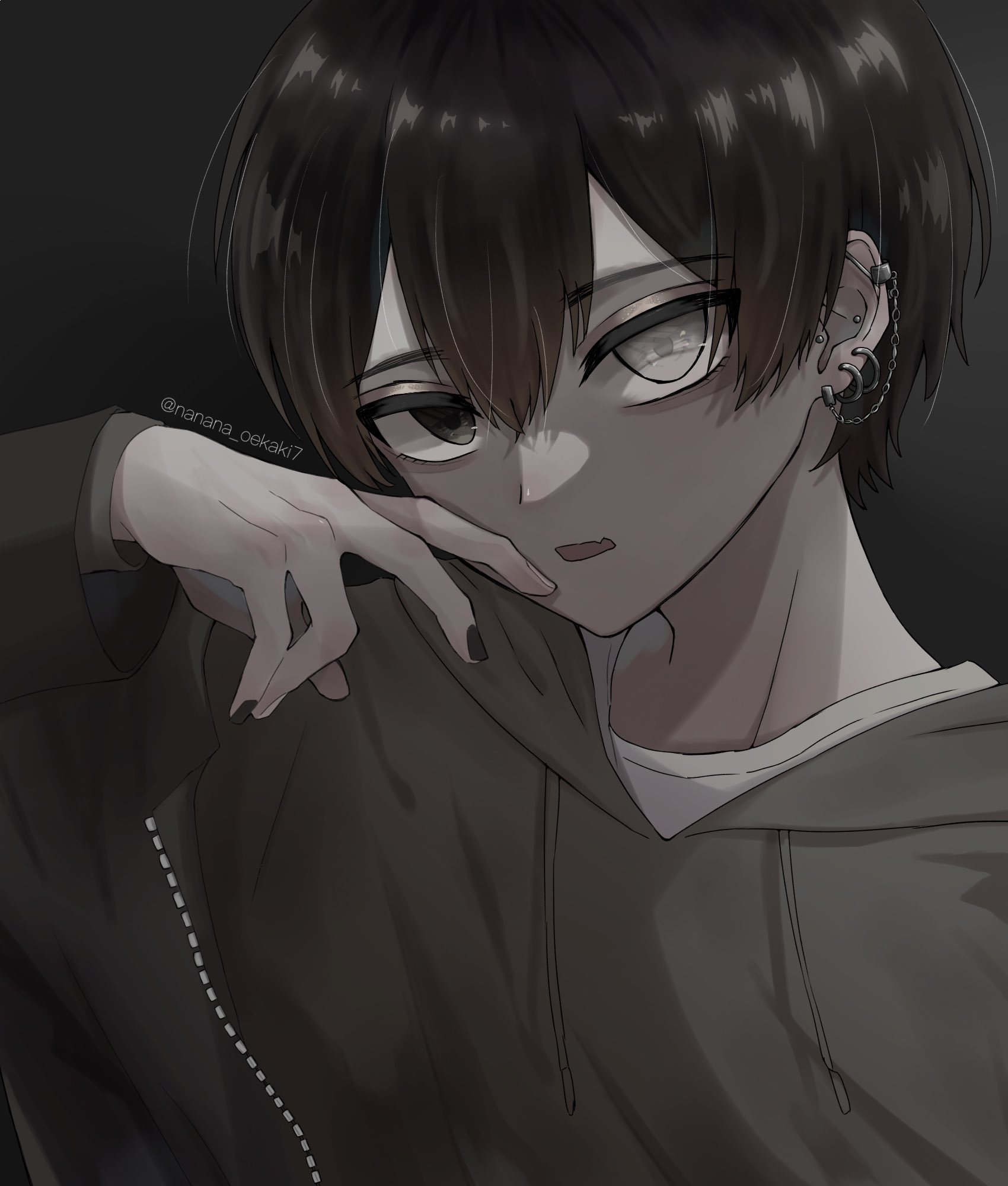 تويتر ﾅ على تويتر イラスト 白黒オッドアイ T Co Tqcphfvt09