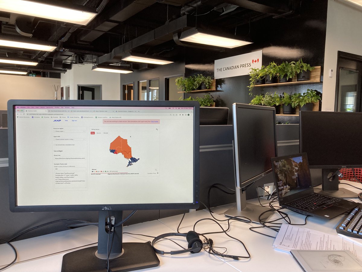 Vandaag verkiezingen in Ontario! LocalFocus/ANP levert  de uitslagenkaarten aan verschillende Canadese media ism The Canadian Press.